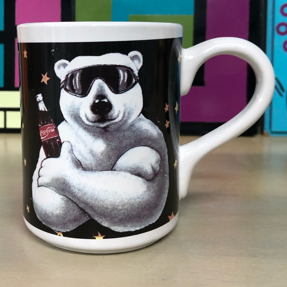 Vintage 1999 Coca Cola Polar Bear Coffee Mug